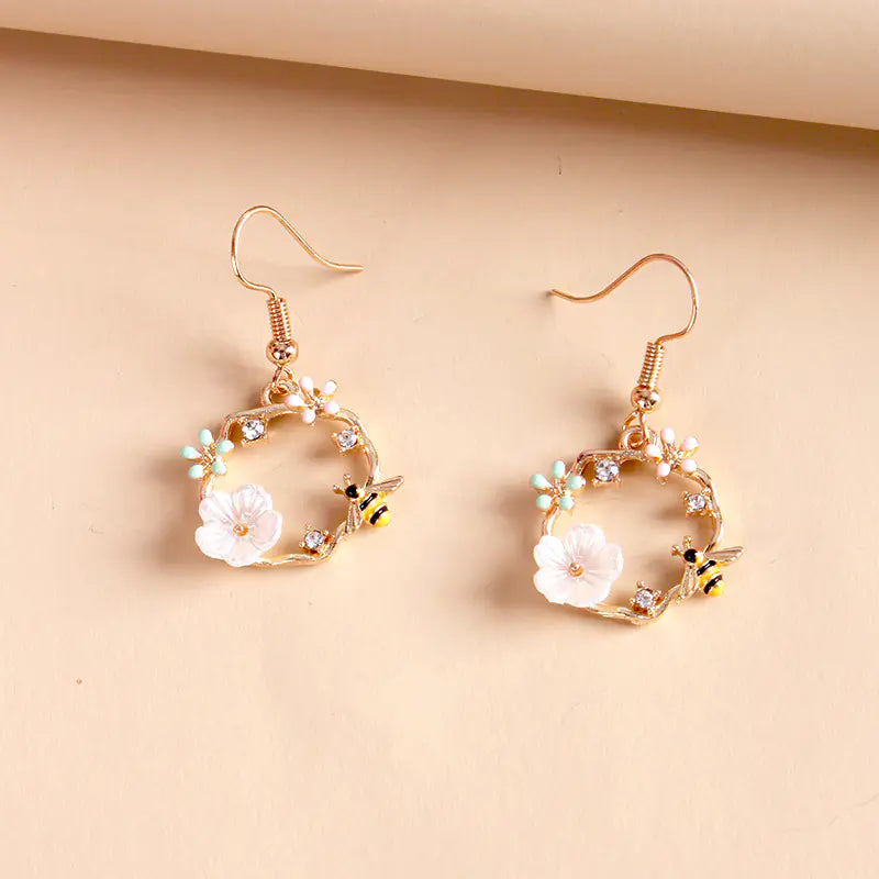 Melissa Hoop Earrings and Necklace Set