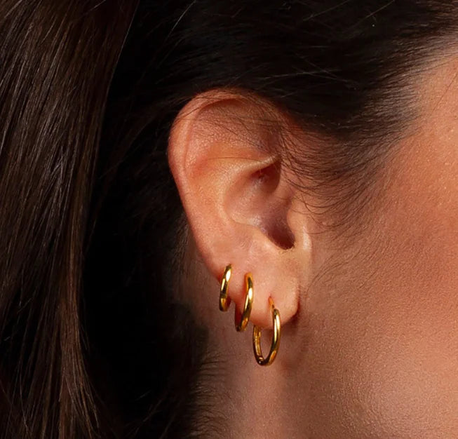 Trio Hoop Earrings (One Pair)