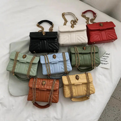 Retro Solid Color Shoulder Bag