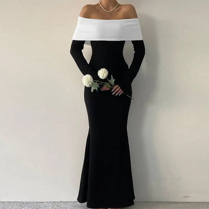 Audrey Off-Shoulder Maxi Dress