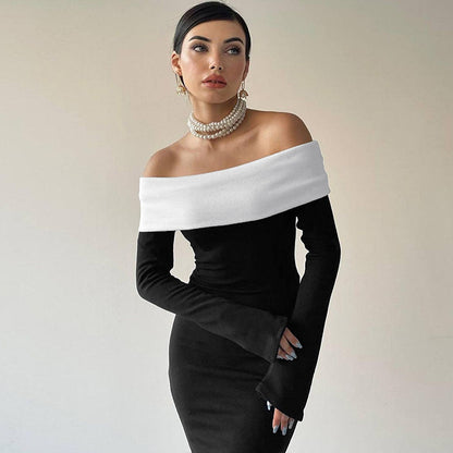 Audrey Off-Shoulder Maxi Dress