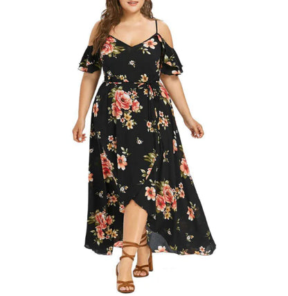 Plus Size Floral Dress