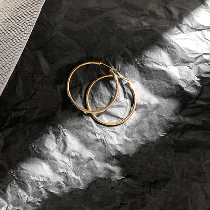 Classic Gold Hoop Earrings