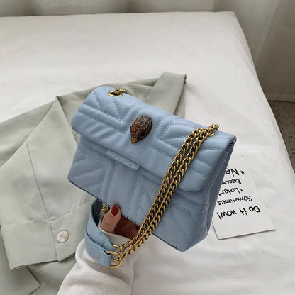 Retro Solid Color Shoulder Bag