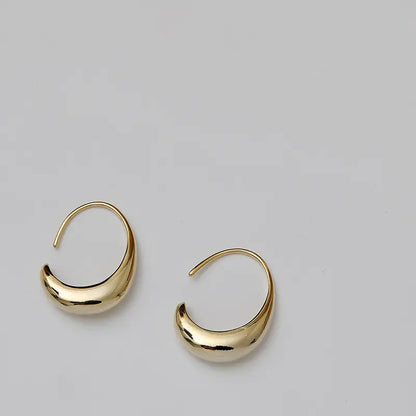 Water Drop Hoop Earrings