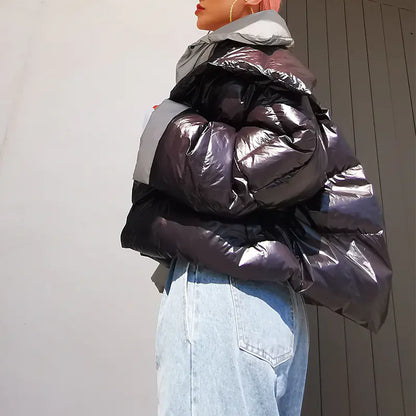 Oversized Casual Short Down Jacket