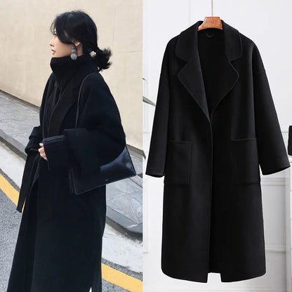 Reversible Wool Cashmere Coat