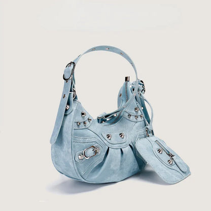 Y2K Crescent Moon Handbag