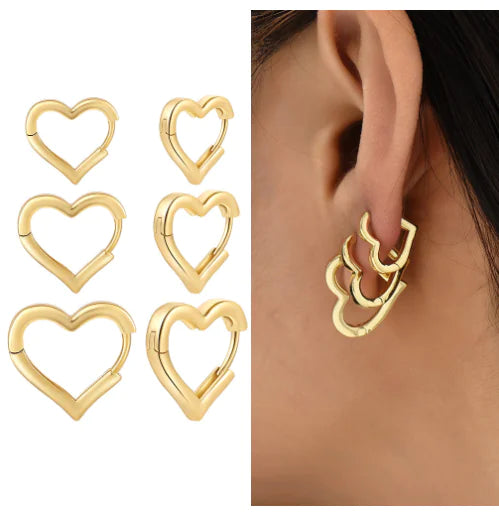 Woven Hoop Earrings Set