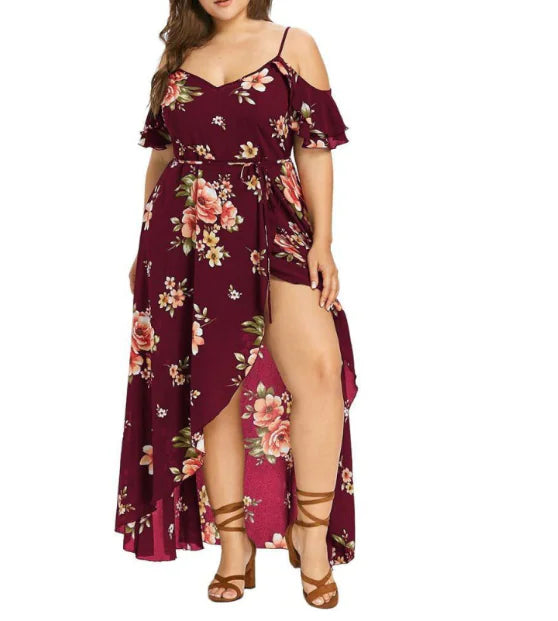 Plus Size Floral Dress