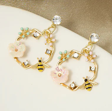 Melissa Hoop Earrings and Necklace Set