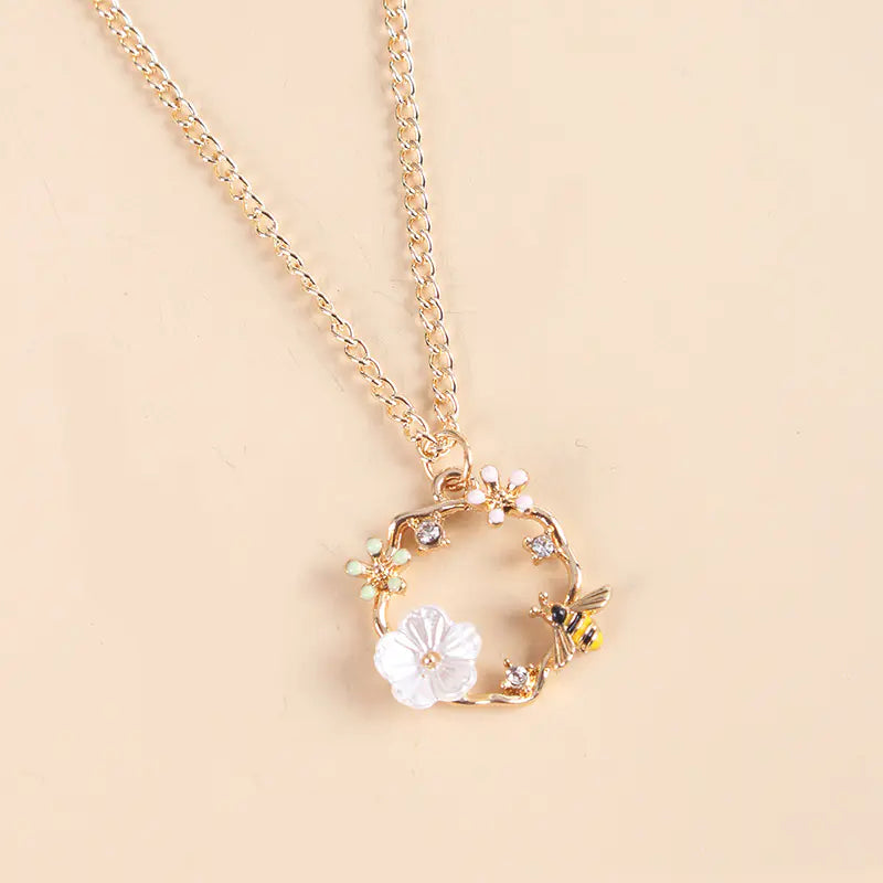 Melissa Hoop Earrings and Necklace Set