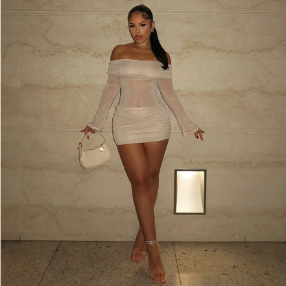 Dani Mini Dress (Apricot)