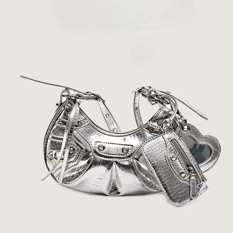 Y2K Crescent Moon Handbag