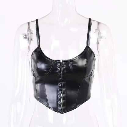 Leather Corset Top