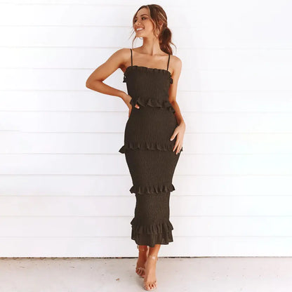 Alexandra Ruffle Maxi Dress