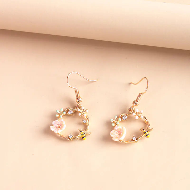 Melissa Hoop Earrings and Necklace Set