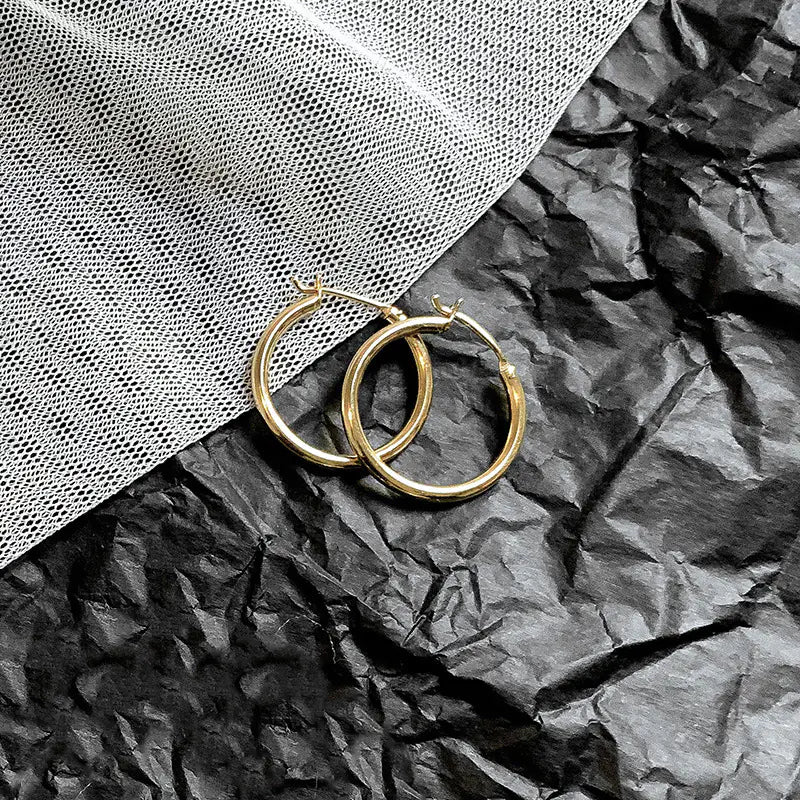 Classic Gold Hoop Earrings