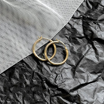 Classic Gold Hoop Earrings