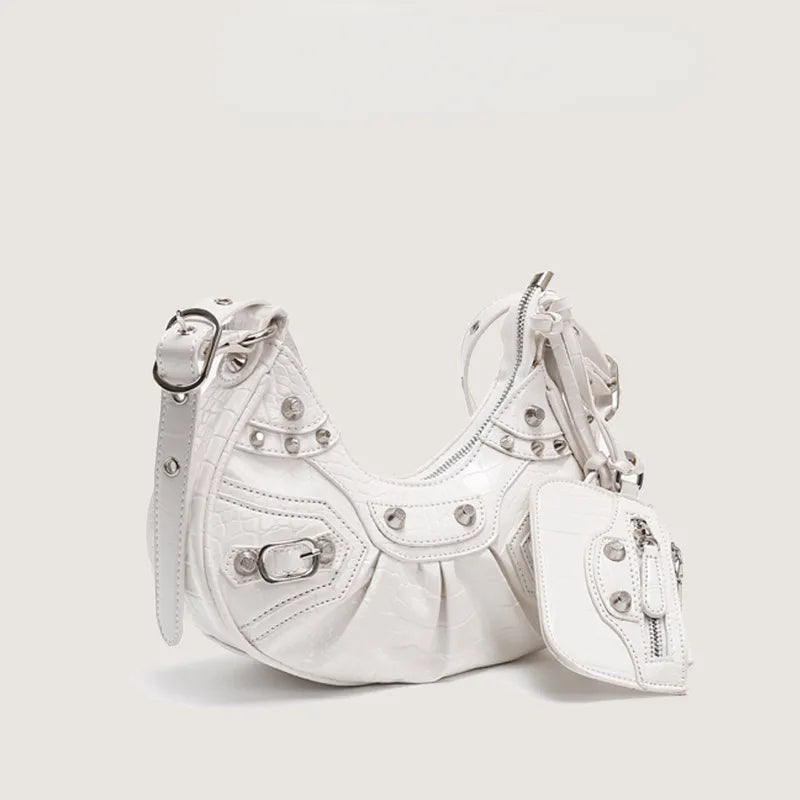 Y2K Crescent Moon Handbag