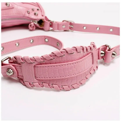 Y2K Crescent Moon Handbag