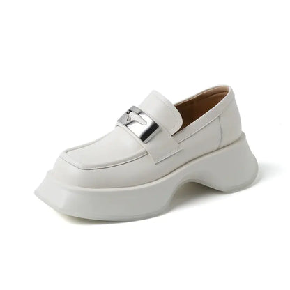 2024 Spring Chunky Heel Slip-On Shoes