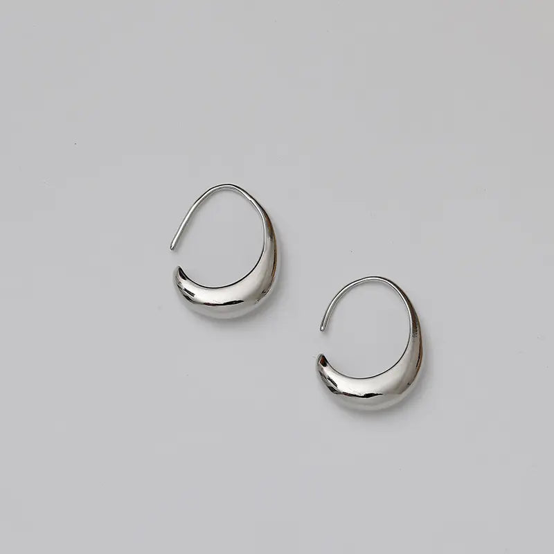 Water Drop Hoop Earrings