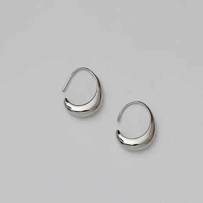 Water Drop Hoop Earrings