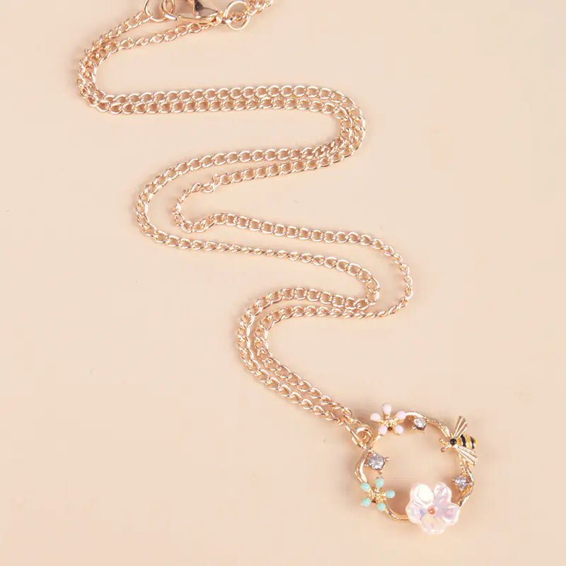 Melissa Hoop Earrings and Necklace Set