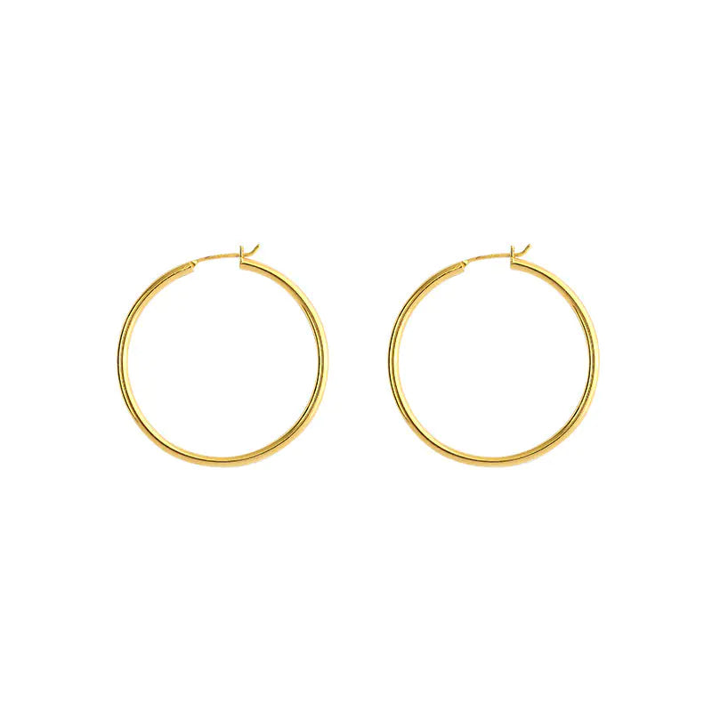 Classic Gold Hoop Earrings