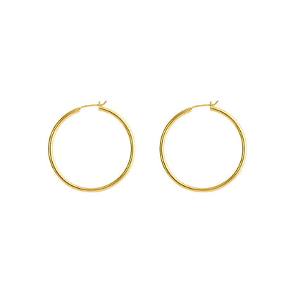 Classic Gold Hoop Earrings