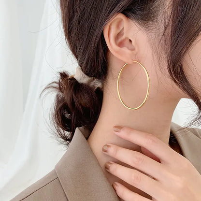 Classic Gold Hoop Earrings