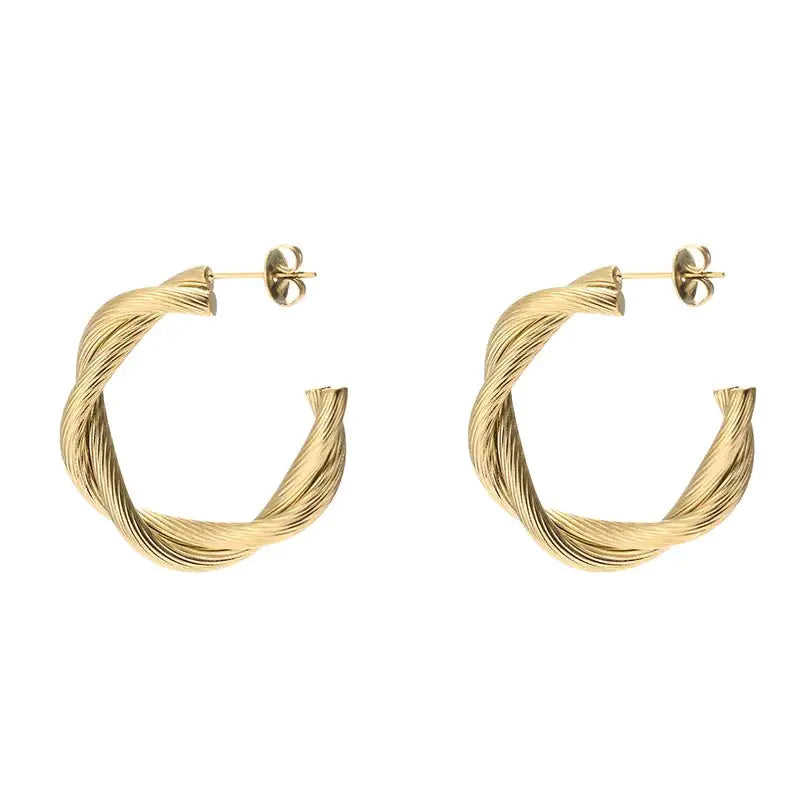 Sedona Twisted Hoop Earrings