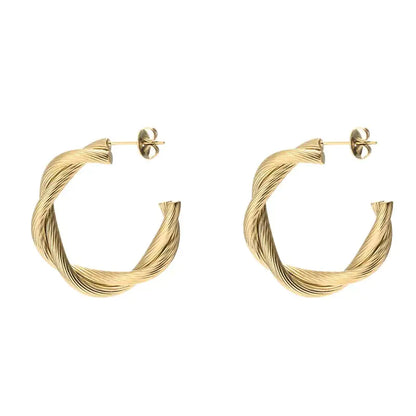 Sedona Twisted Hoop Earrings