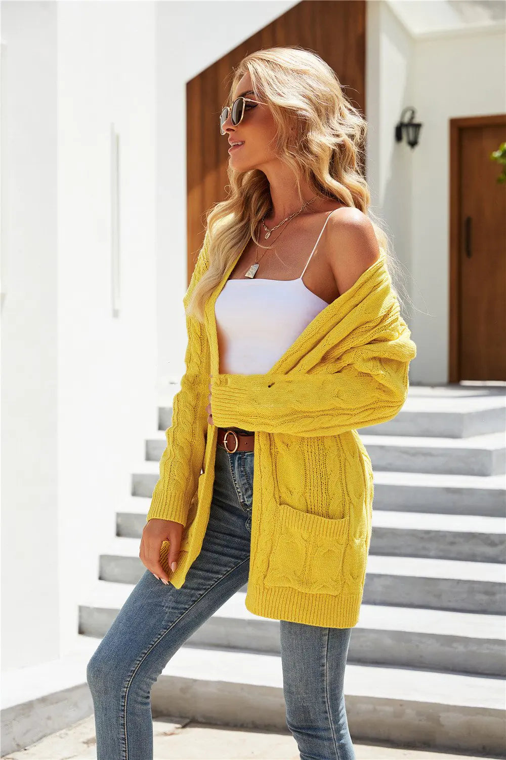 Twist Cardigan Sweater