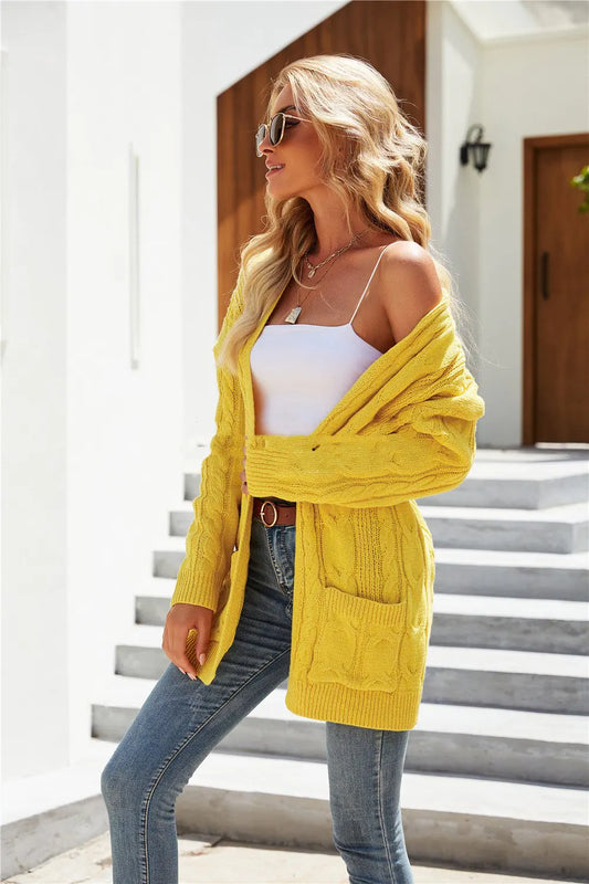 Twist Cardigan Sweater