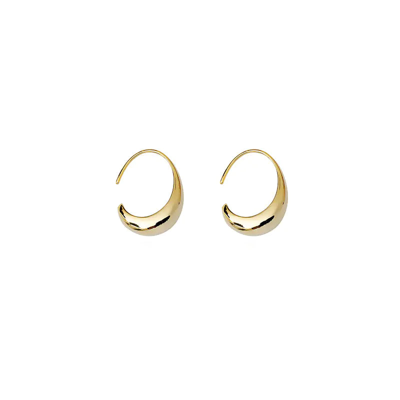 Water Drop Hoop Earrings