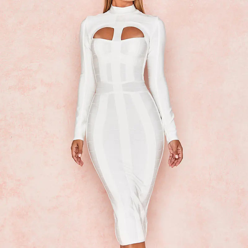Bandage Dress - White