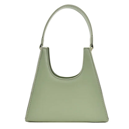 Solid Color Retro Shoulder Bag