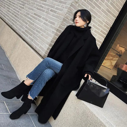 Reversible Wool Cashmere Coat