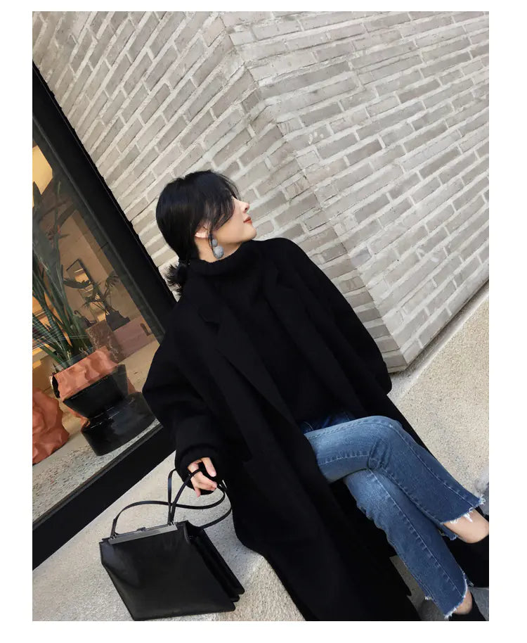 Reversible Wool Cashmere Coat