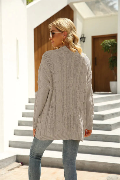 Twist Cardigan Sweater
