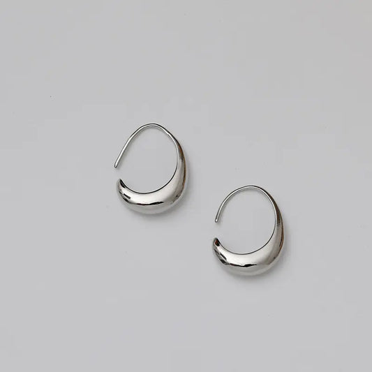 Water Drop Hoop Earrings