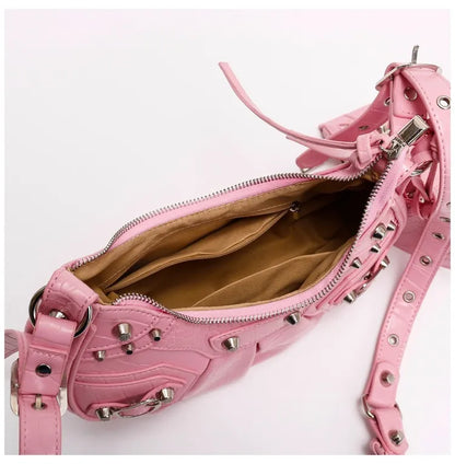 Y2K Crescent Moon Handbag