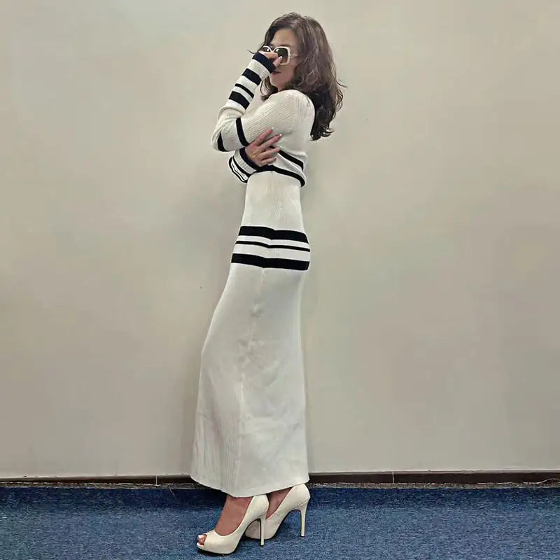 Claire Woolen Maxi Dress