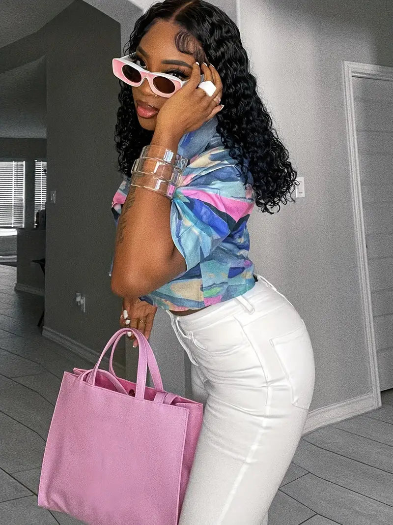 Rhian Denim Pants -- White