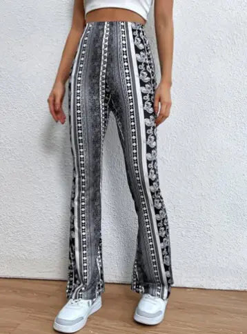 Printed Flare Leggings