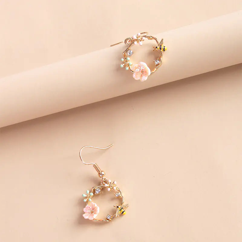 Melissa Hoop Earrings and Necklace Set