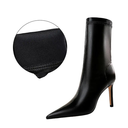 Pointed Toe Classic Stiletto Boots
