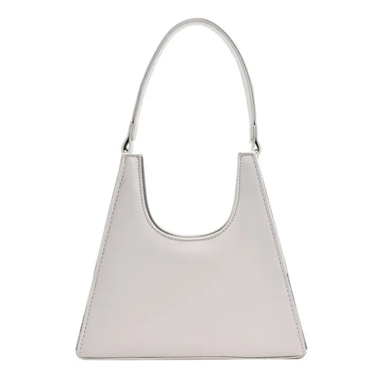 Solid Color Retro Shoulder Bag